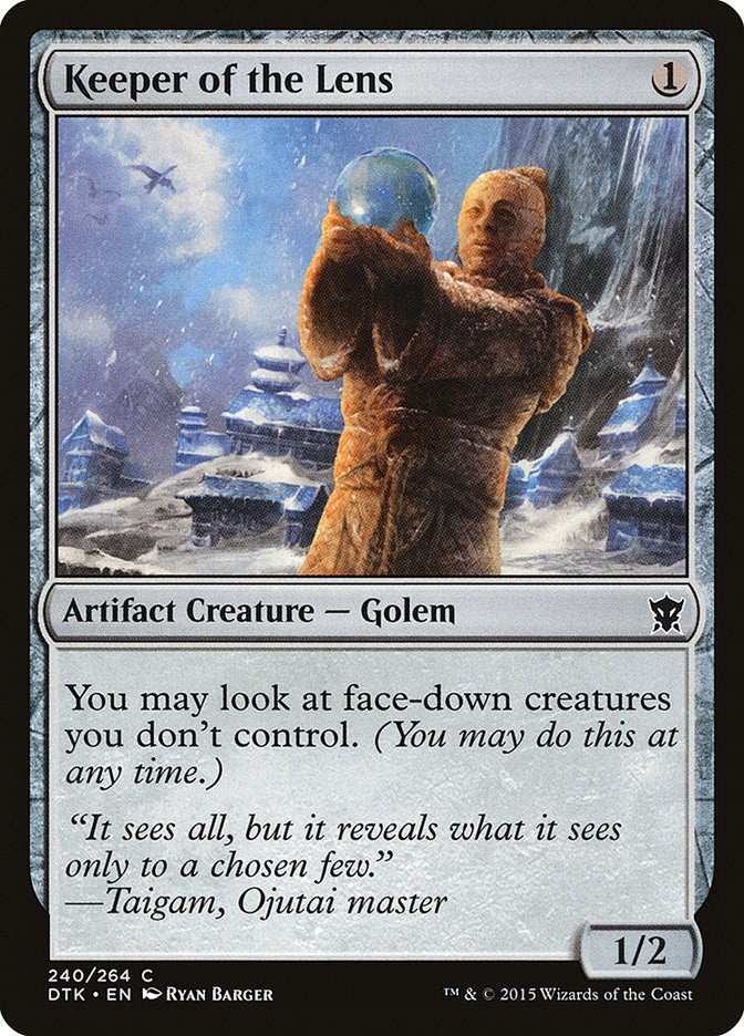 Image for Keeper of the Lens (Dragons of Tarkir) (240) - Magic: The Gathering