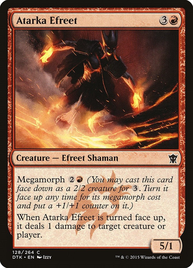 Image for Atarka Efreet (Dragons of Tarkir) (128) - Magic: The Gathering