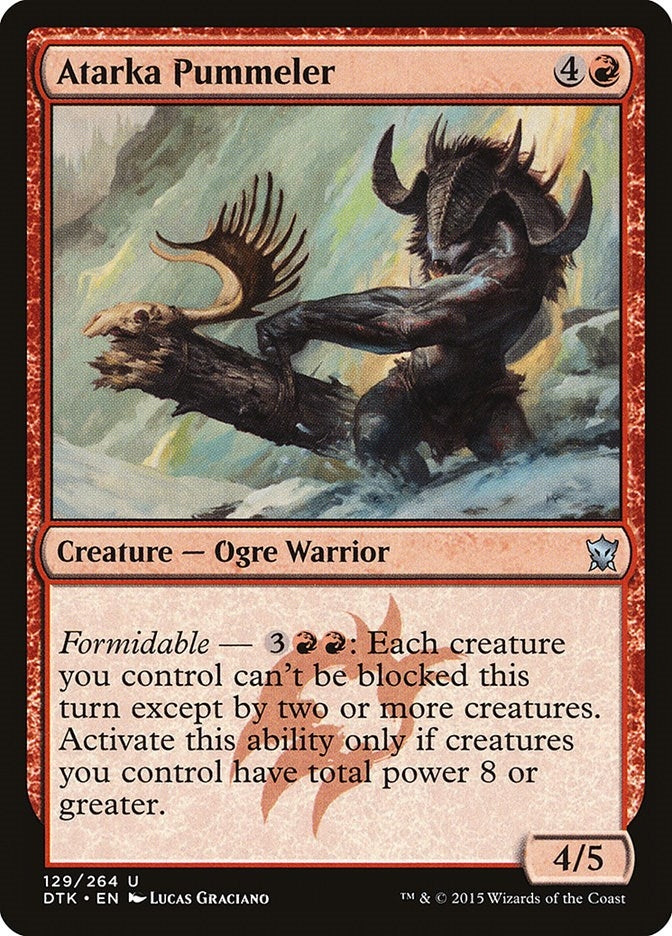 Image for Atarka Pummeler (Dragons of Tarkir) (129) - Magic: The Gathering