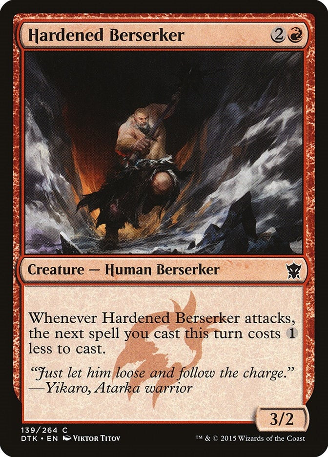 Image for Hardened Berserker (Dragons of Tarkir) (139) - Magic: The Gathering