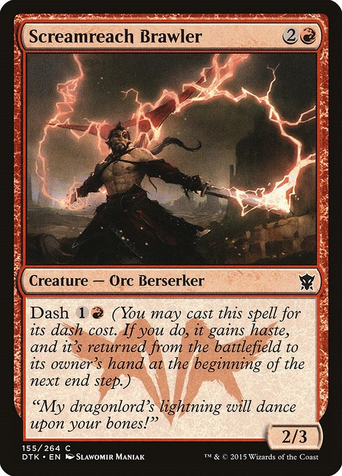 Image for Screamreach Brawler (Dragons of Tarkir) (155) - Magic: The Gathering