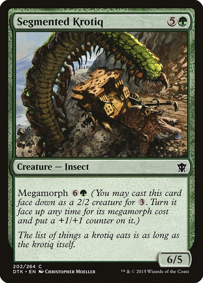 Image for Segmented Krotiq (Dragons of Tarkir) (202) - Magic: The Gathering