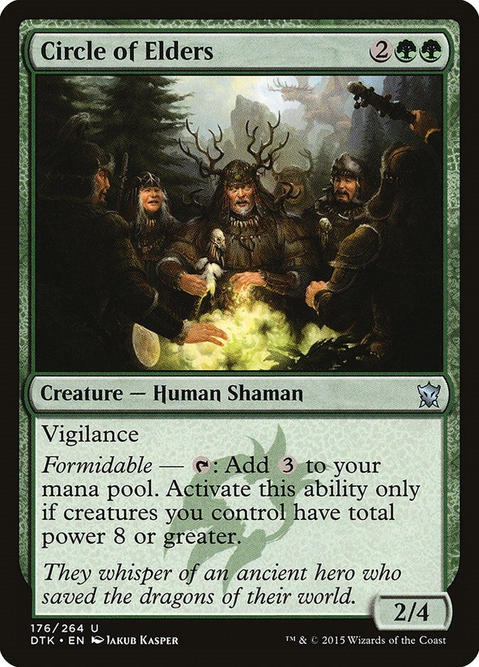 Image for Circle of Elders (Dragons of Tarkir) (176) - Magic: The Gathering