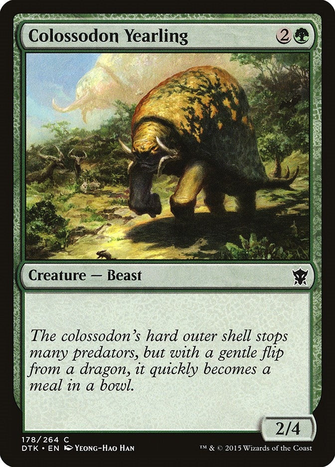 Image for Colossodon Yearling (Dragons of Tarkir) (178) - Magic: The Gathering