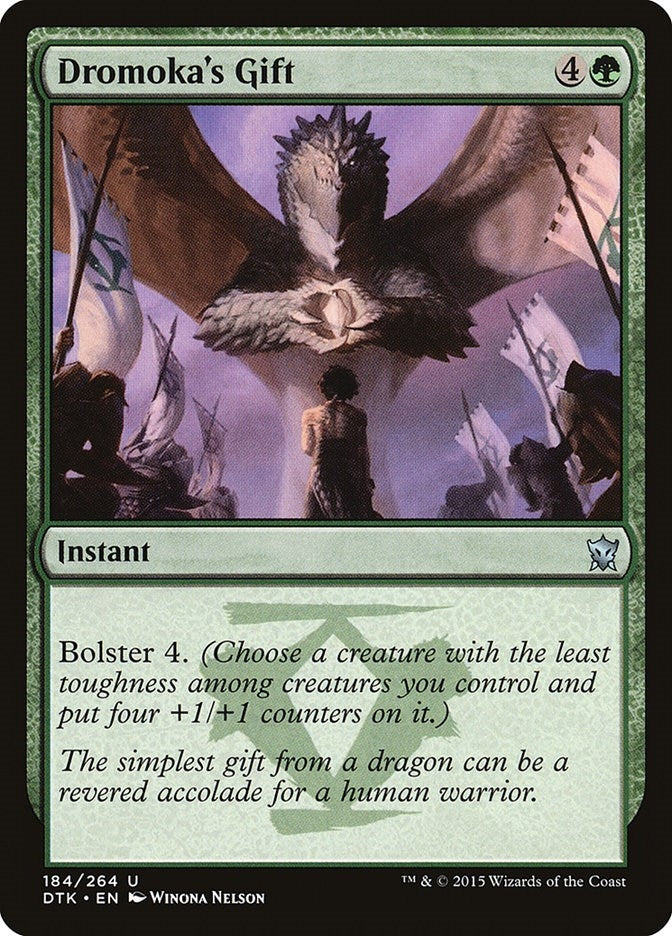 Image for Dromoka's Gift (Dragons of Tarkir) (184) - Magic: The Gathering