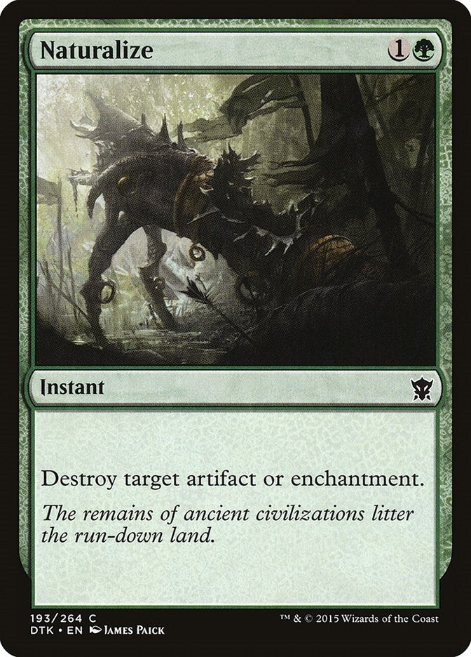 Image for Naturalize (Dragons of Tarkir) (193) - Magic: The Gathering