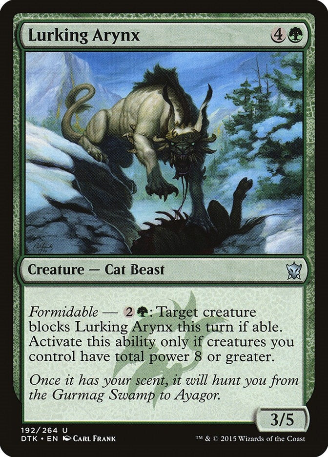 Image for Lurking Arynx (Dragons of Tarkir) (192) - Magic: The Gathering