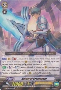 Image for Knight of Greatspear (G-BT01: Generation Stride) (G-BT01/022EN) - Cardfight Vanguard