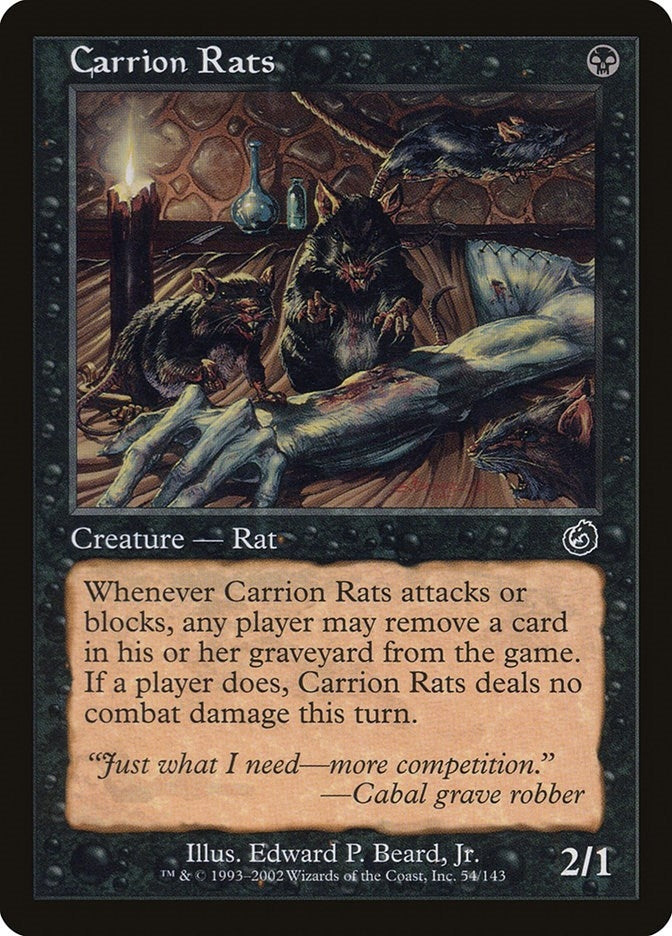 Image for Carrion Rats (Torment) (54) - Magic: The Gathering