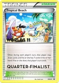 Image for Tropical Beach - BW28 (Worlds 11) [Quarter-Finalist] (Black and White Promos) (BW28) - Pokemon