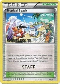 Image for Tropical Beach - BW28 (Worlds 11) [Staff] (Black and White Promos) (BW28) - Pokemon