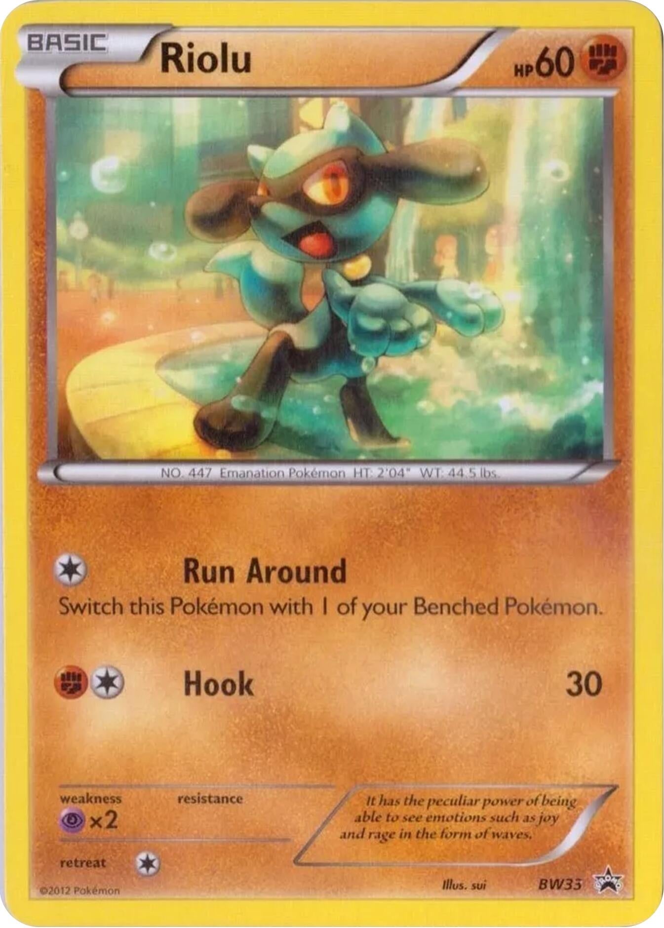 Image for Riolu - BW33 (Black and White Promos) (BW33) - Pokemon