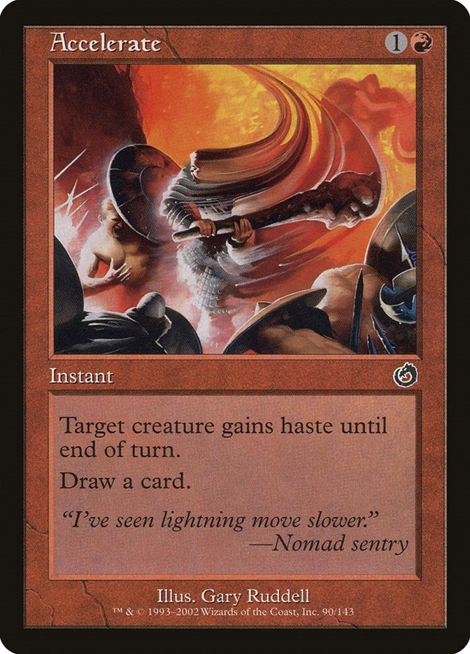 Image for Accelerate (Torment) (90) - Magic: The Gathering