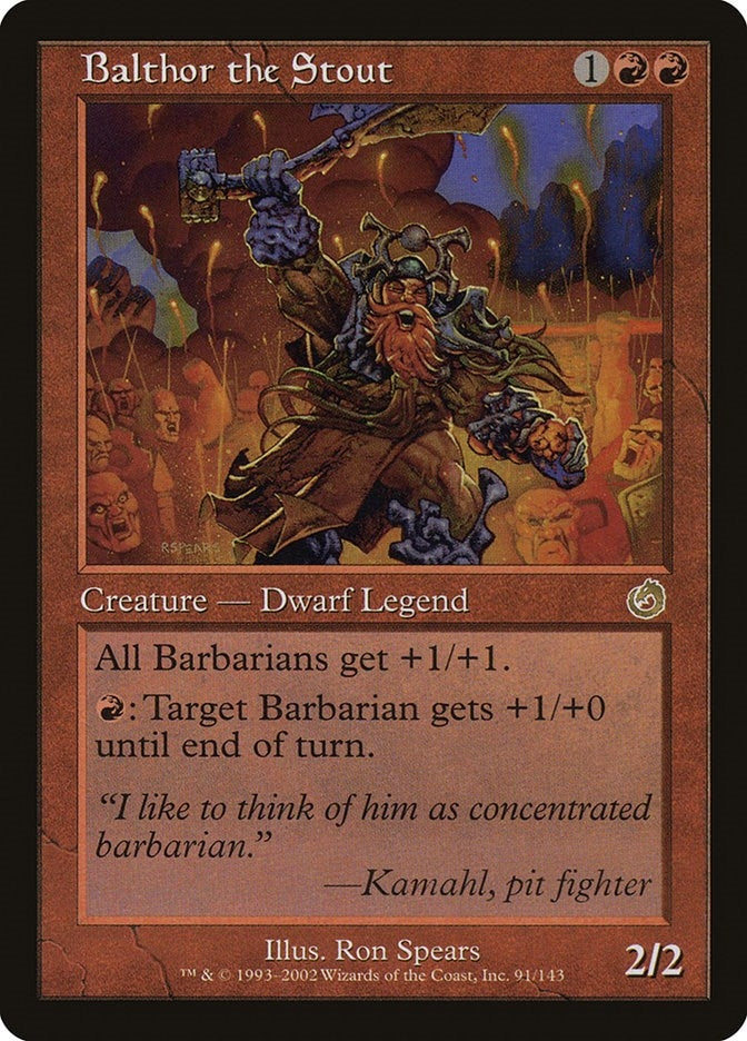 Image for Balthor the Stout (Torment) (91) - Magic: The Gathering