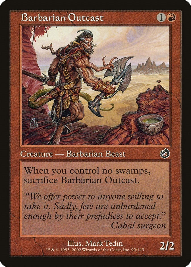 Image for Barbarian Outcast (Torment) (92) - Magic: The Gathering