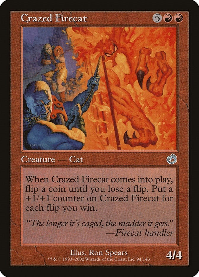 Image for Crazed Firecat (Torment) (94) - Magic: The Gathering