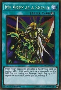 Image for My Body as a Shield (Premium Gold: Return of the Bling) (PGL2-EN074) - YuGiOh