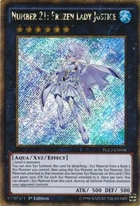 Image for Number 21: Frozen Lady Justice (Premium Gold: Return of the Bling) (PGL2-EN018) - YuGiOh