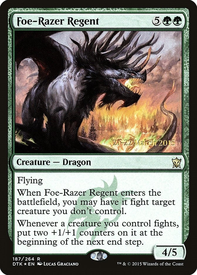 Image for Foe-Razer Regent (Prerelease Cards) (187) - Magic: The Gathering