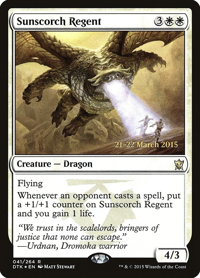 Image for Sunscorch Regent (Prerelease Cards) (41) - Magic: The Gathering