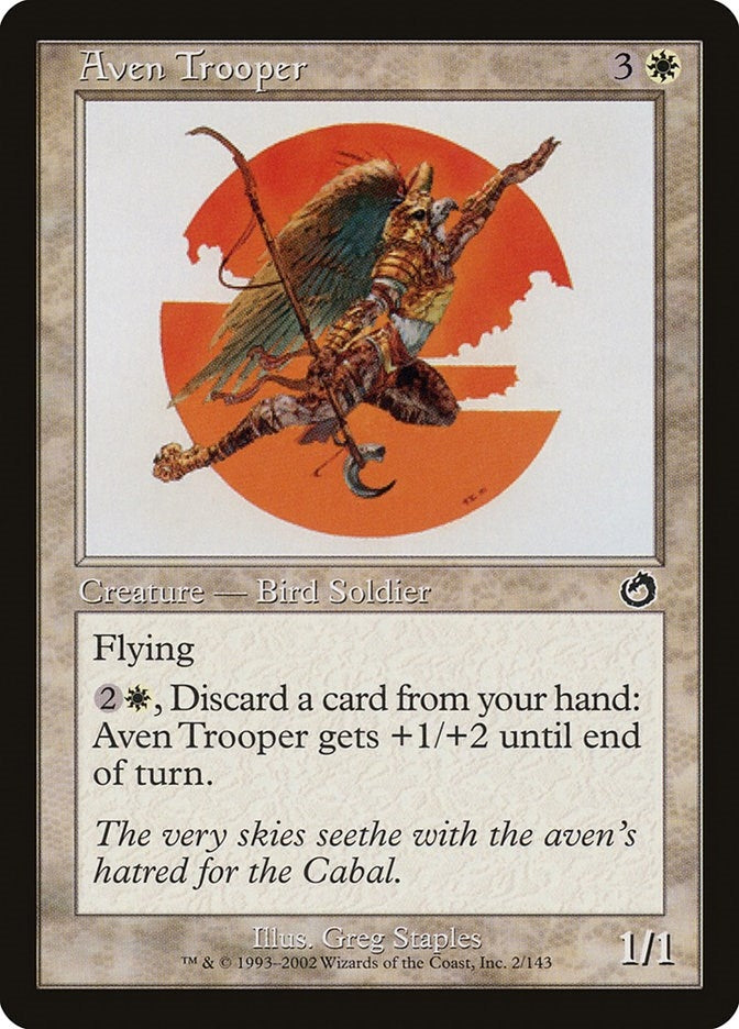 Image for Aven Trooper (Torment) (2) - Magic: The Gathering