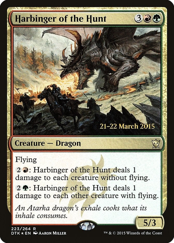 Image for Harbinger of the Hunt (Prerelease Cards) (223) - Magic: The Gathering