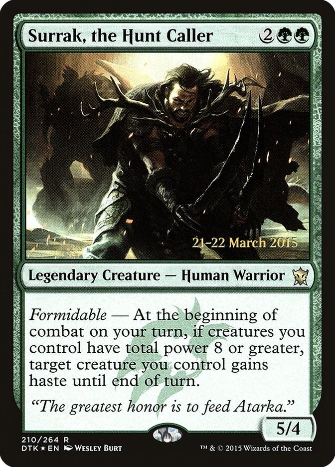 Image for Surrak, the Hunt Caller (Prerelease Cards) (210) - Magic: The Gathering