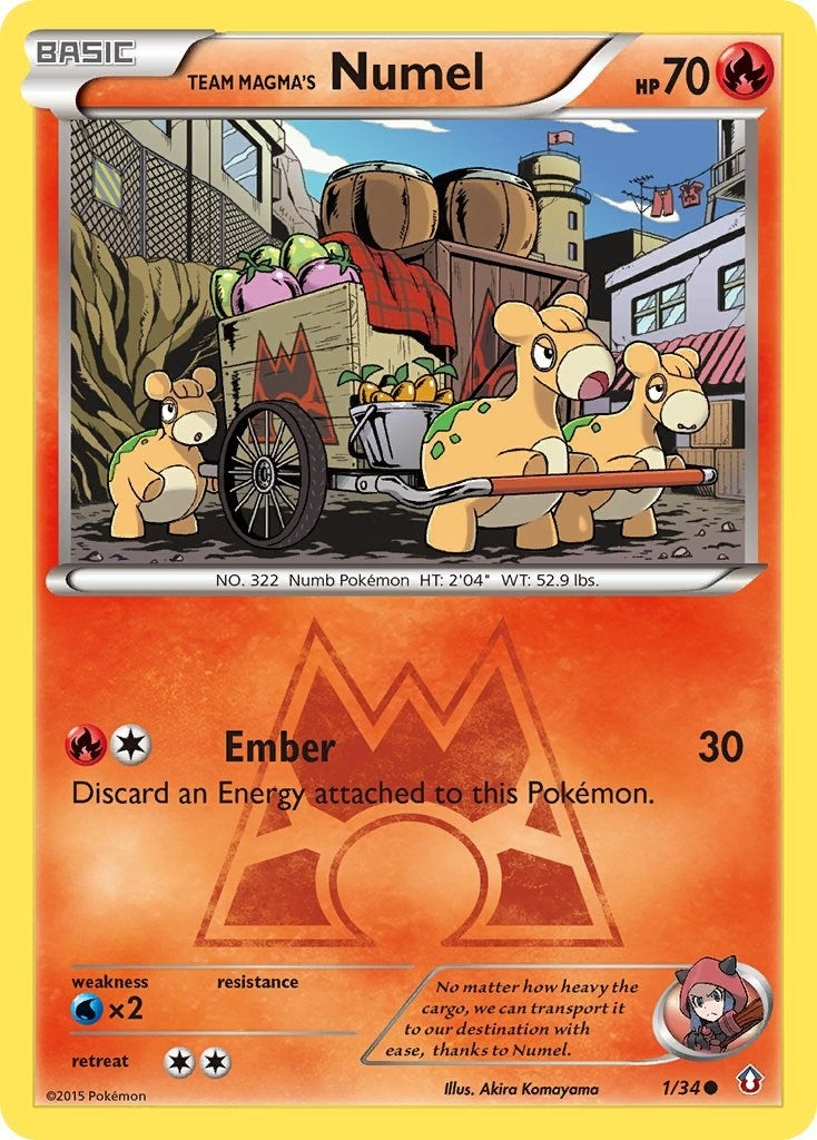 Image for Team Magma's Numel (Double Crisis) (1/34) - Pokemon