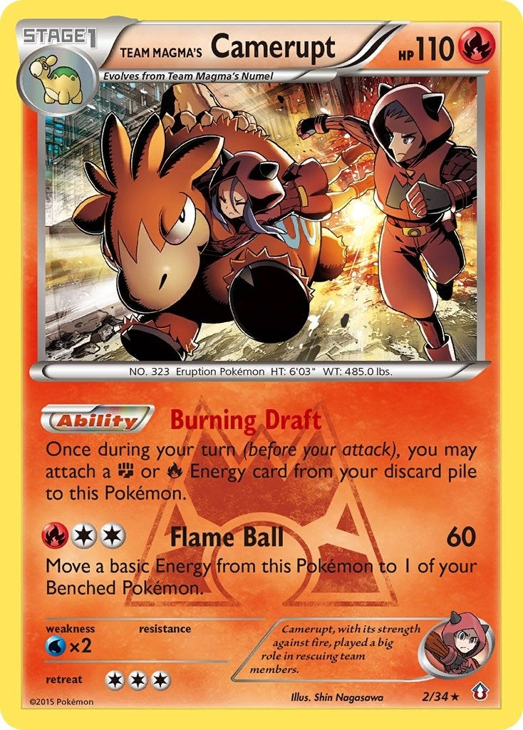 Image for Team Magma's Camerupt (Double Crisis) (2/34) - Pokemon