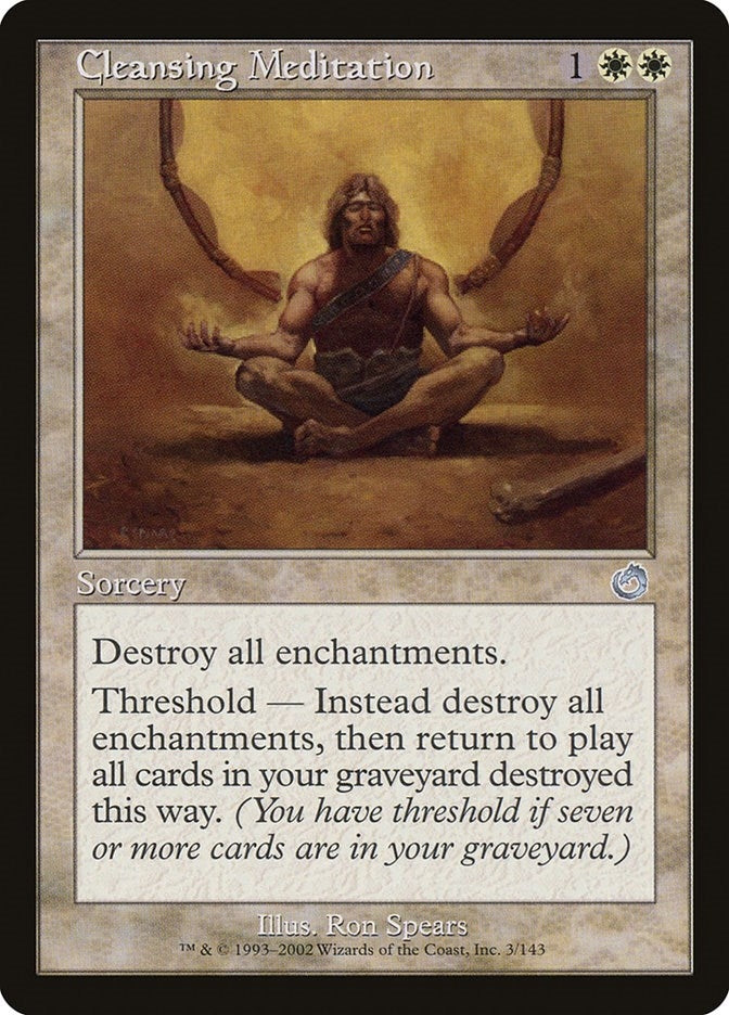 Image for Cleansing Meditation (Torment) (3) - Magic: The Gathering