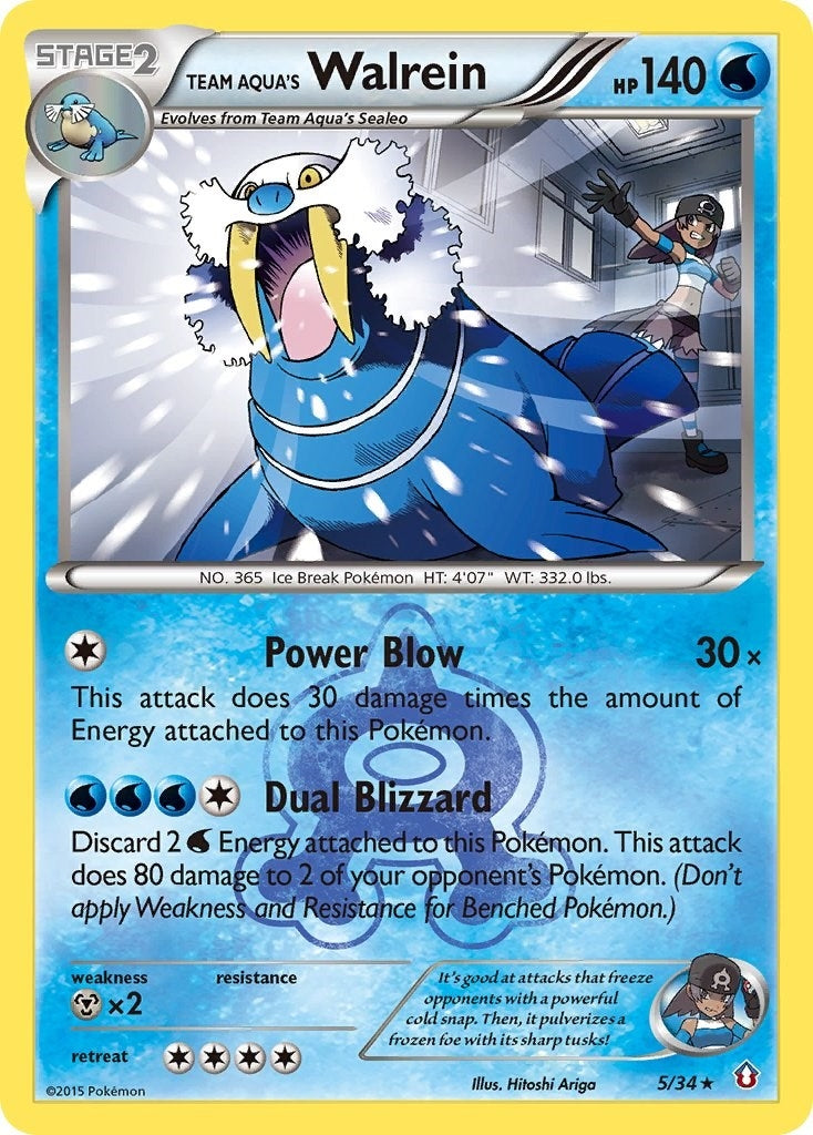 Image for Team Aqua's Walrein (Double Crisis) (5/34) - Pokemon