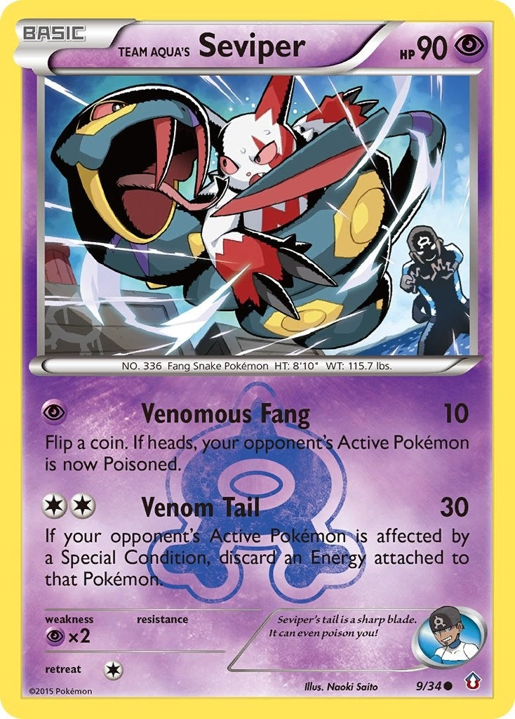 Image for Team Aqua's Seviper (Double Crisis) (9/34) - Pokemon