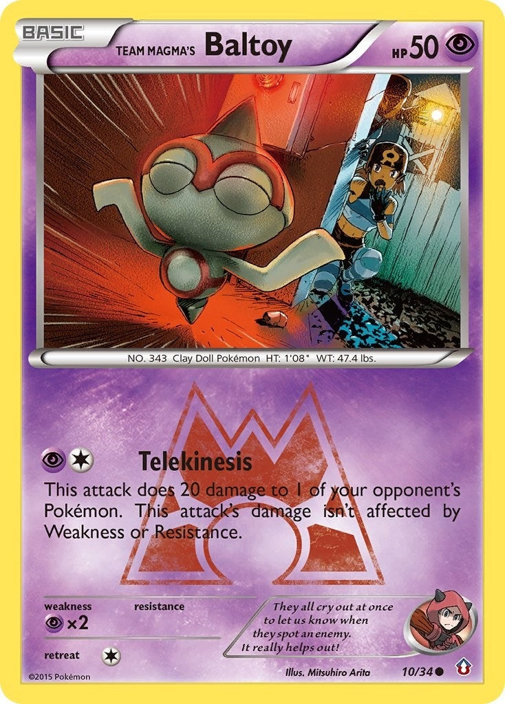 Image for Team Magma's Baltoy (Double Crisis) (10/34) - Pokemon