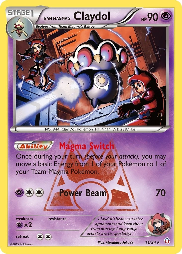 Image for Team Magma's Claydol (Double Crisis) (11/34) - Pokemon