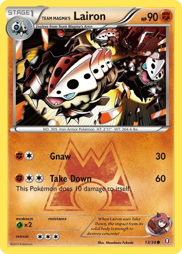 Image for Team Magma's Lairon (Double Crisis) (13/34) - Pokemon