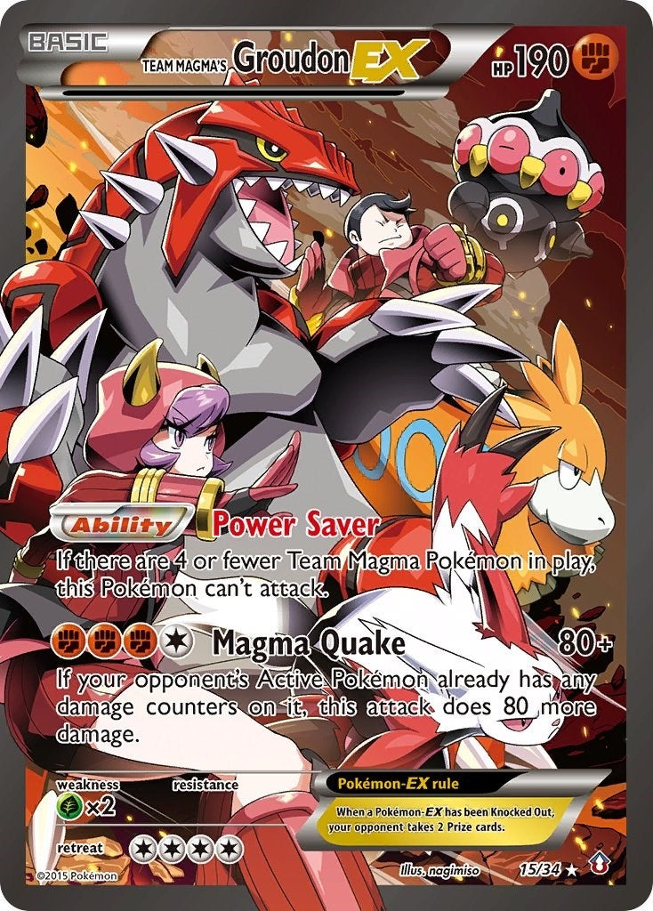 Image for Team Magma's Groudon EX (Double Crisis) (15/34) - Pokemon