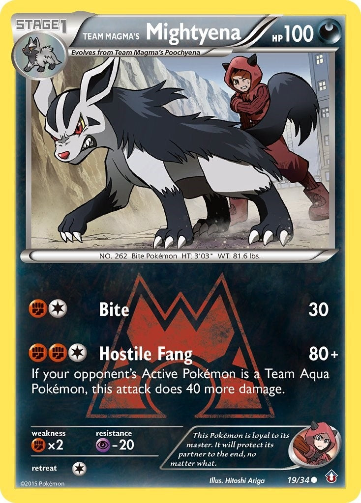 Image for Team Magma's Mightyena (Double Crisis) (19/34) - Pokemon