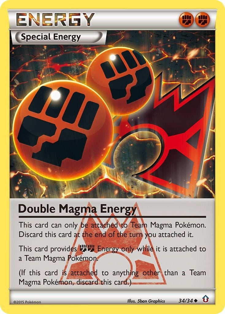 Image for Double Magma Energy (Double Crisis) (34/34) - Pokemon