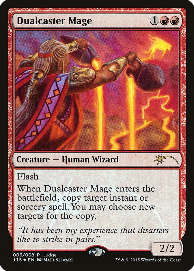 Image for Dualcaster Mage (Judge Promos) (6) - Magic: The Gathering
