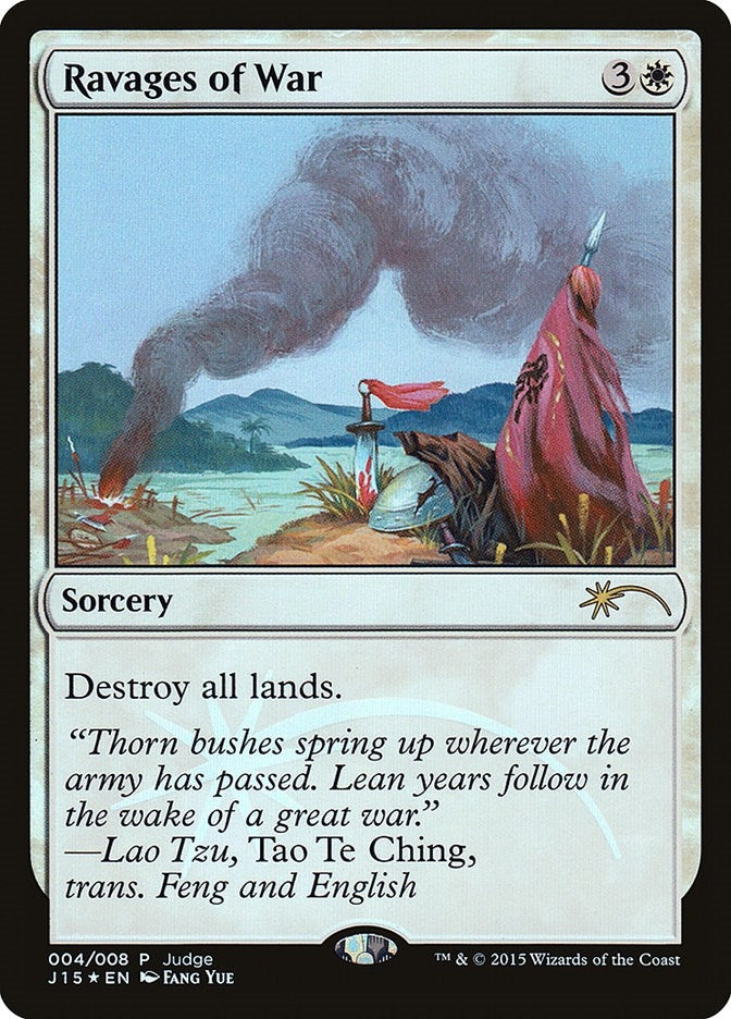 Image for Ravages of War (Judge Promos) (4) - Magic: The Gathering