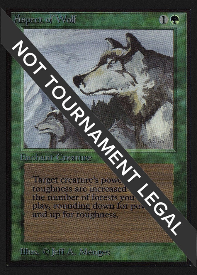 Image for Aspect of Wolf (IE) (International Edition) - Magic: The Gathering