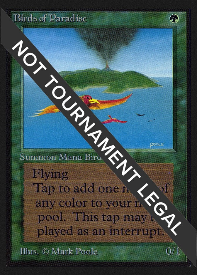 Image for Birds of Paradise (IE) (International Edition) - Magic: The Gathering