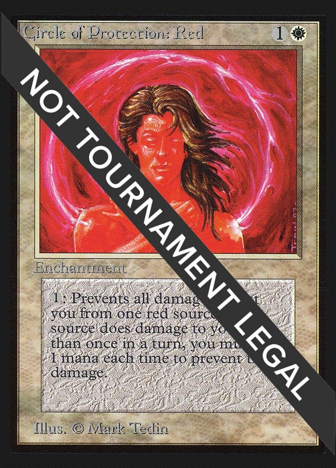 Image for Circle of Protection: Red (IE) (International Edition) - Magic: The Gathering
