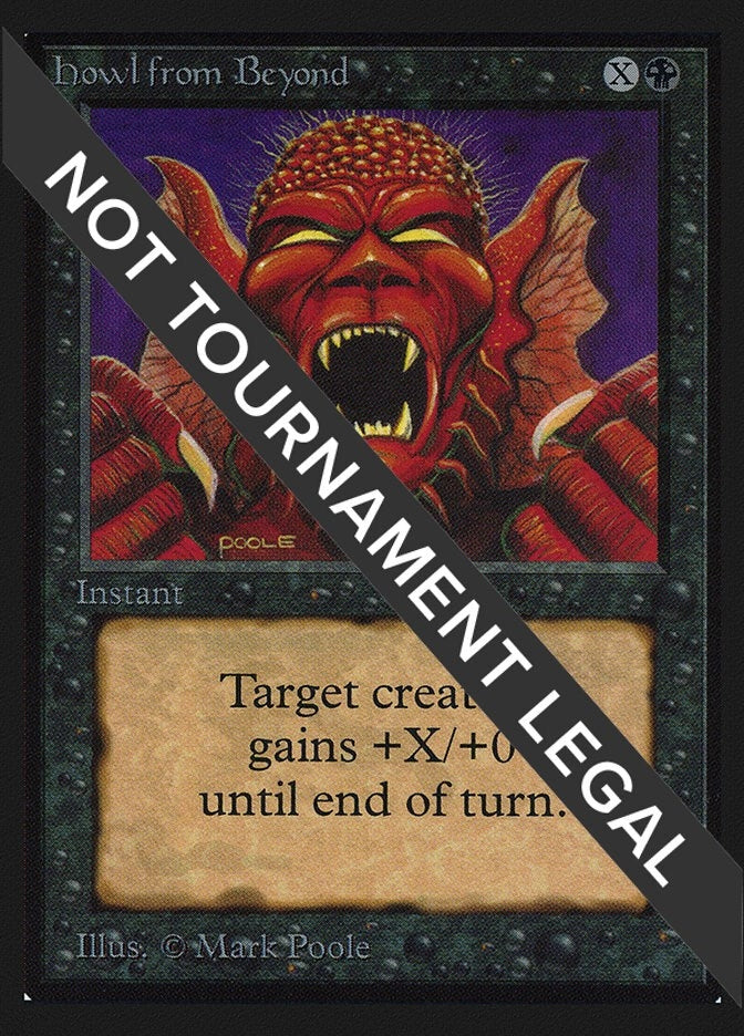Image for Howl from Beyond (IE) (International Edition) - Magic: The Gathering