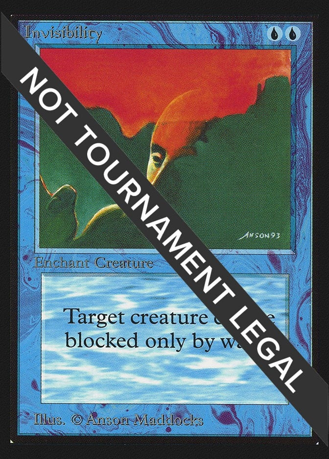 Image for Invisibility (IE) (International Edition) - Magic: The Gathering