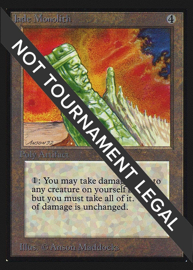 Image for Jade Monolith (IE) (International Edition) - Magic: The Gathering