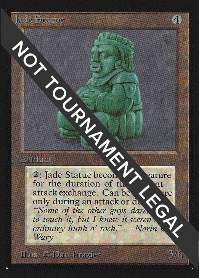Image for Jade Statue (IE) (International Edition) - Magic: The Gathering