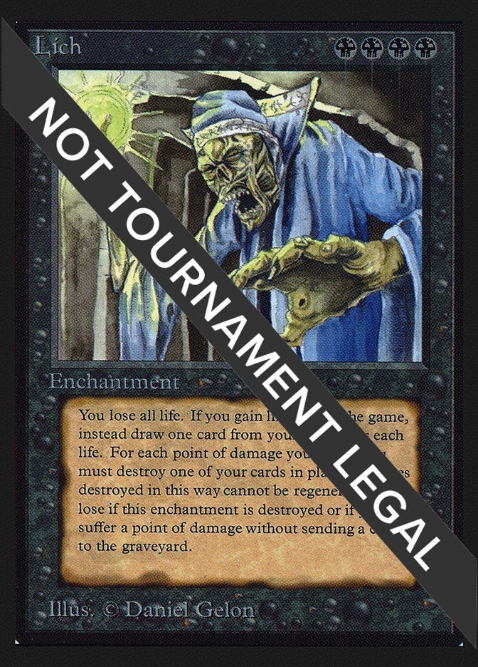Image for Lich (IE) (International Edition) - Magic: The Gathering