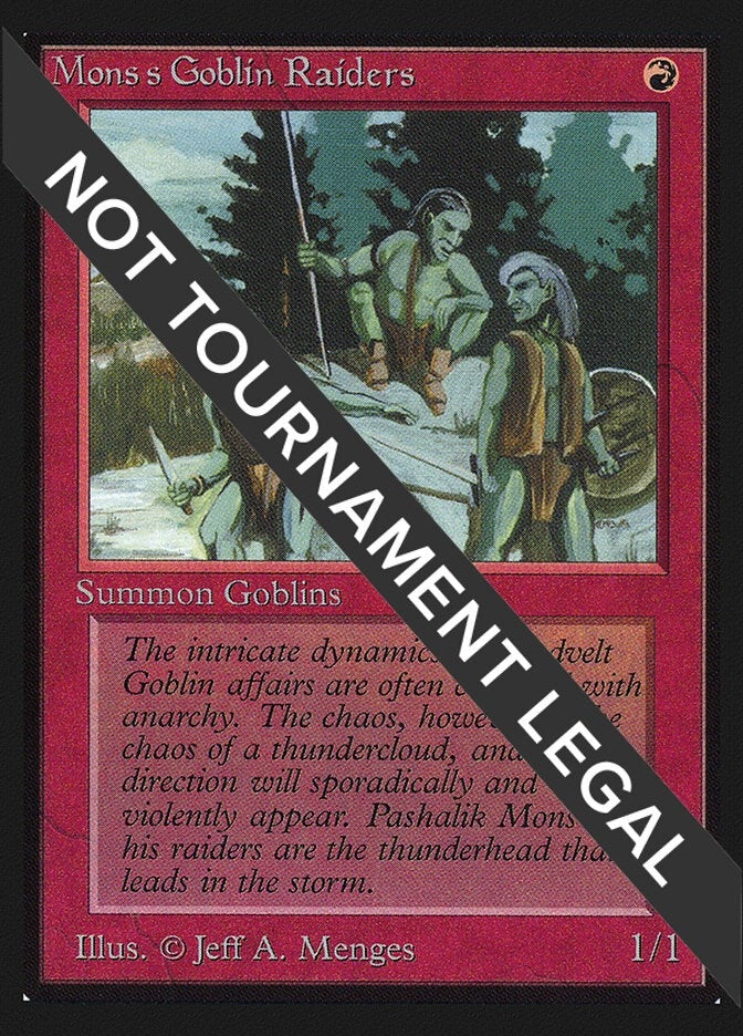 Image for Mons's Goblin Raiders (IE) (International Edition) - Magic: The Gathering
