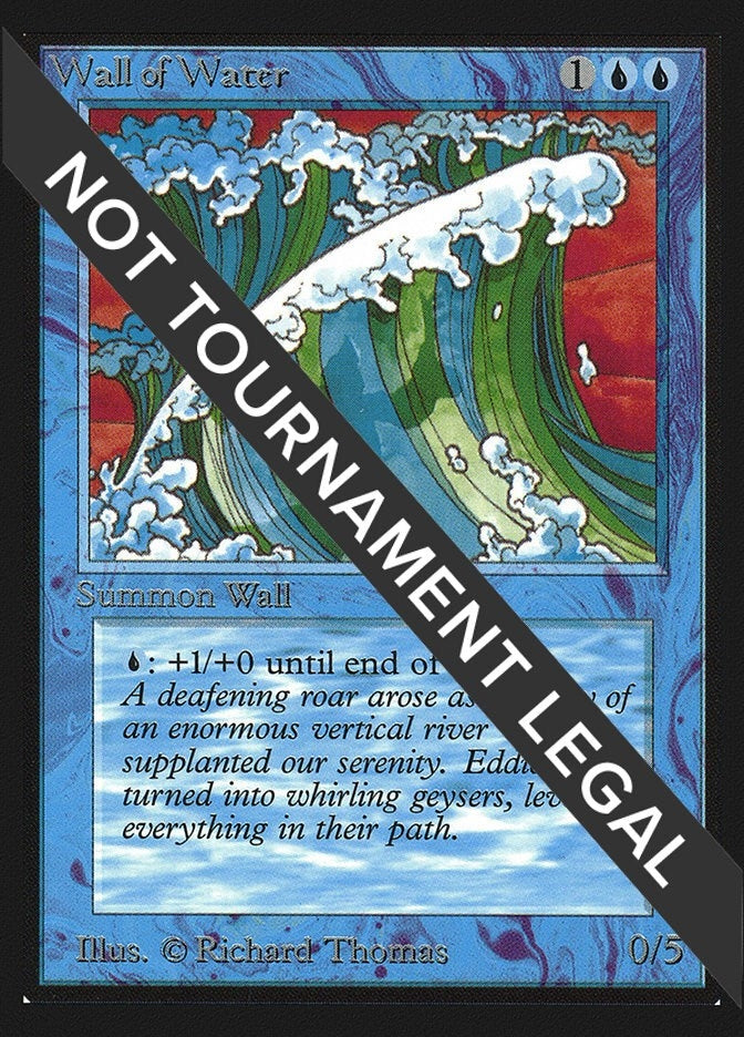Image for Wall of Water (IE) (International Edition) - Magic: The Gathering